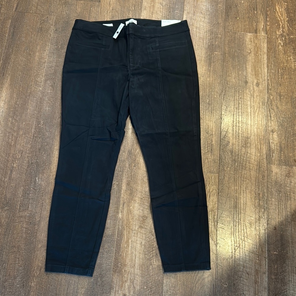NWT LOFT Black Women's Mid Rise Pants Size 14